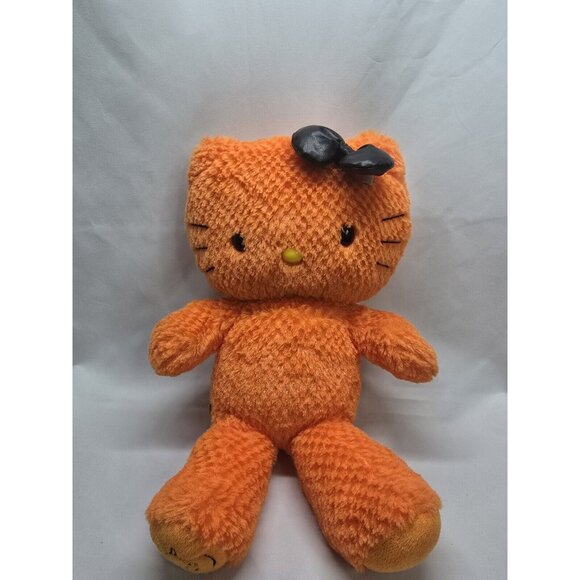 Rare Build A Bear Hello Kitty Sanrio 18" Orange Halloween Plush Stuffed Animal - Picture 13 of 16